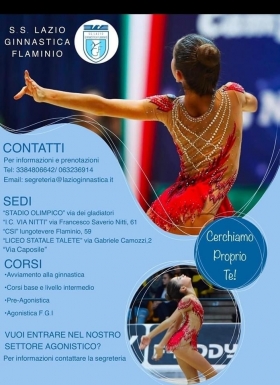 Benvenuti - S.S. LAZIO GINNASTICA FLAMINIO